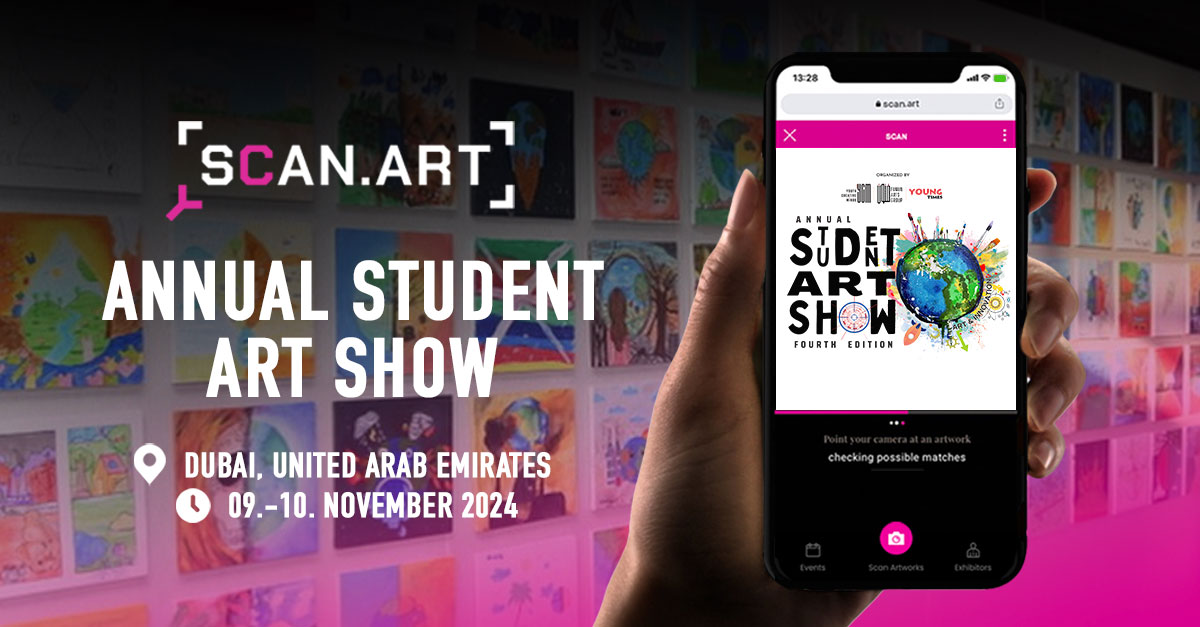 scan.art Partners with the annual student art show in dubai